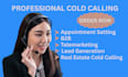 b2b cold calling telemarketing wholesales real estate cold call set appointment