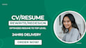 professionally rewrite and improve your CV or resume