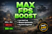 optimize your PC for maximum gaming fps