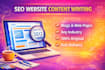 provide engaging website SEO content