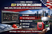 design elv system including voice, data, fire alarm, cctv, acs, cad drawings