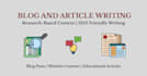 write articles and educational content