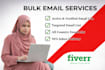 professional bulk email blast  and email marketing