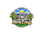 create attractive and imagination beach house logo design