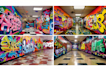 design graffiti designs, murals and wall arts