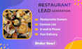 generate targeted restaurant leads