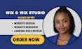 fix wix website, wix velo code, wix seo, wix studio and webflow design