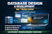 design and develop sql mysql databases for your applications