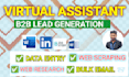 do accurate data scraping, web research and data entry