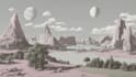 do dnd fantasy sci fi character or landscape illustration