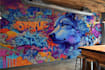 create custom graffiti art designs murals and wall arts