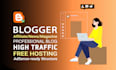 redesign or rebuild blogger blogspot website with zero hosting cost