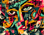 design graffiti text for merch design