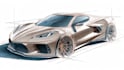 sketch a car or vehicle design concept using digital drawing