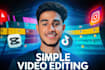 do simple video editing within 12 hours