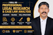 do professional legal research and case law analysis