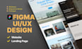 do wireframe, website mockup, figma design website, and figma prototype