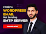 fix wordpress email not sending and SMTP server issue