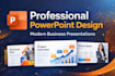 create a proffessional presentation slides