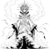 create breathtaking dnd character line art with extreme detail