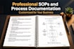 write professional sops and process documentation for your business