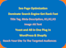 do on page seo optimization for wordpress using yoast plugin