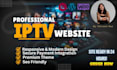 create a responsive iptv website for your business
