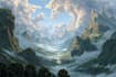 create detailed fantasy and nature landscape digital art