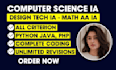 do urgent design ia, math, economics, physics and computer science ia, ee
