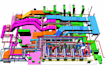 develop the architectural model into an mep project in revit