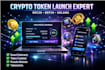 develop smart contract, erc20 bep20 tokens, solana token presale websites