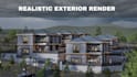 do architectural 3d visualization and landscape exterior design