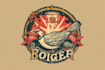 design an original retro badge logo