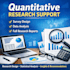 help with quantitative research design and analysis