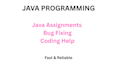 develop java programs and fix java code errors