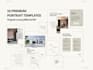 design luxury editorial brand templates in canva
