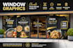 design professional shopfront, window graphics, window decals and wall wraps