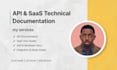 write developer focused API documentation, saas user guides, sdk technical docs