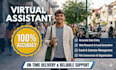 provide professional virtual assistant and fast data entry service
