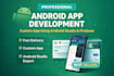 develop a professional custom android app using android studio and firebase