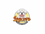 create attractive and imagination puppy logo design