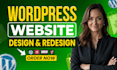 design and build a modern wordpress website for your brand
