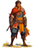 draw 2d game character or 2d game character