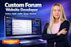 build custom forum website with xenforo mybb vbulletin django discourse phpbb