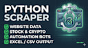 build a python web scraping bot for website data extraction