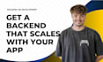 build a scalable backend API or rest API for your web app
