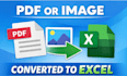 convert PDF and images to excel or google sheets accurately