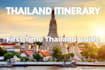 create a thailand itinerary for first time visitors