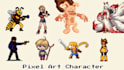 create 2d pixel art animation game character aseprite spite sheet video games