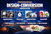 professionally convert pdf, recreate logo, resize images and vectorize